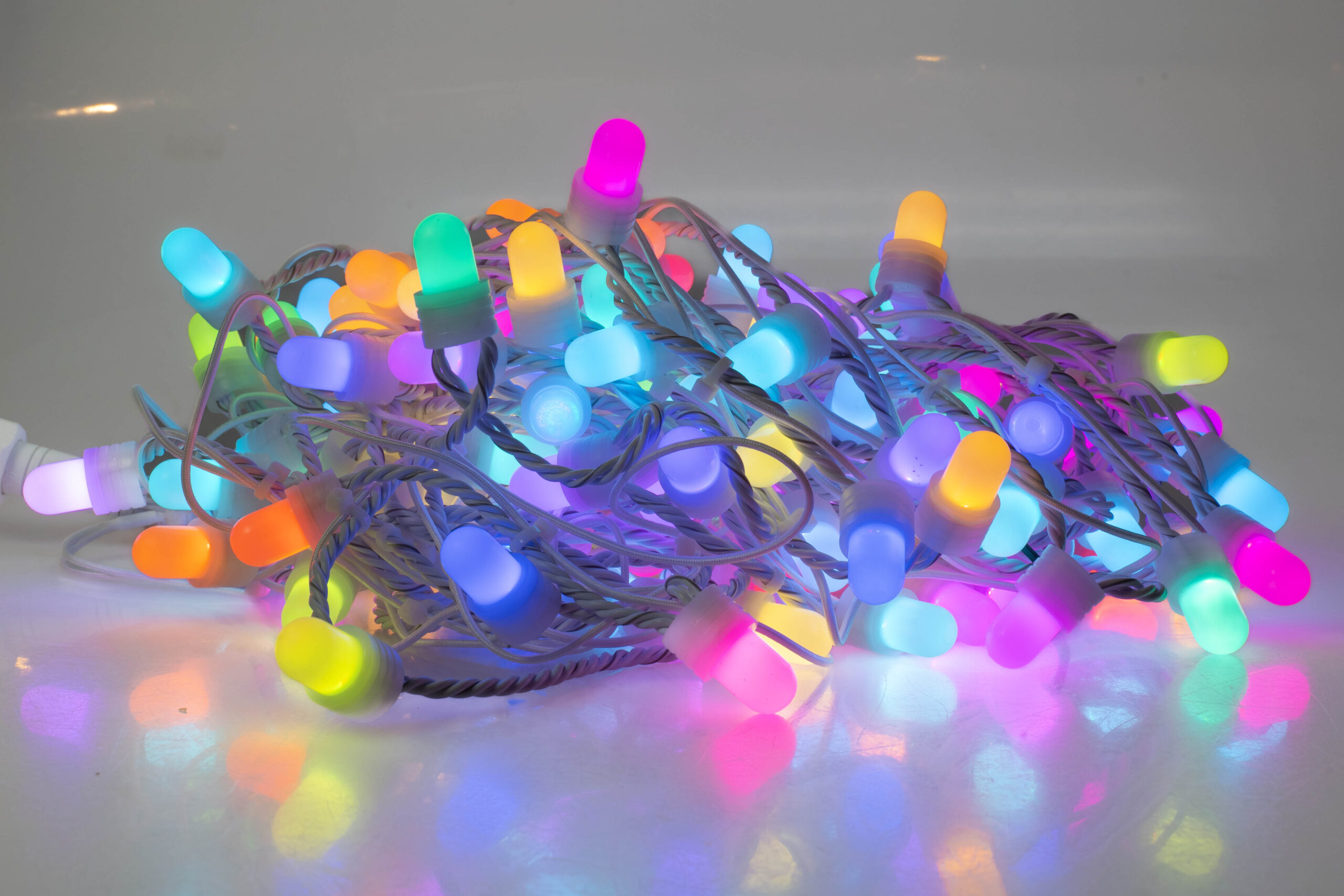 RGBWW festive lighting Canada — Blachere Illumination iLED ColorTech string light